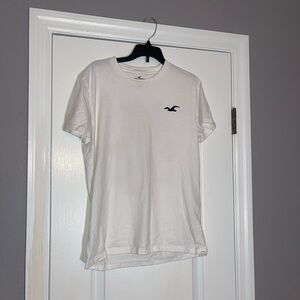 Hollister White Men's T-Shirt Small
